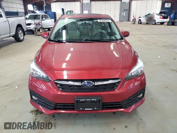 2022 Subaru Impreza Premium with VIN 4S3GKAD65N3603318, listed as a Copart auction lot 50488335 with 41,666 mi miles and Salvage title. Bid and sale history available at DreamBid. Image 5.