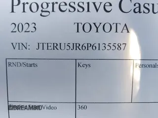 2023 Toyota 4Runner TRD Off Road Premium with VIN JTERU5JR6P6135587, listed as a IAAI auction lot 41681577 with Not provided miles and . Bid and sale history available at DreamBid. Image 9.