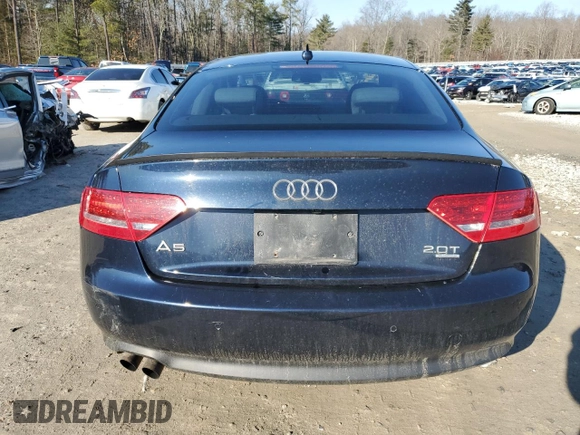 2011 Audi A5 Prestige with VIN WAUVFAFR1BA040405, listed as a Copart auction lot 48281335 with 252,038 mi miles and Clean title. Bid and sale history available at DreamBid. Image 6.