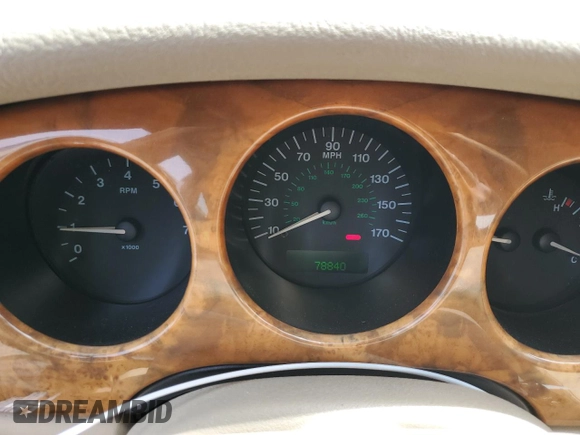 2000 Jaguar XJ with VIN SAJDA14C8YLF15934, listed as a Copart auction lot 54345875 with 78,840 mi miles and Non Repairable. Bid and sale history available at DreamBid. Image 9.
