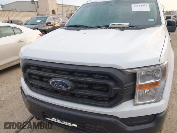 2022 Ford F-150 XL with VIN 1FTFW1E51NKE67183, listed as a IAAI auction lot 42123925 with 100,877 mi miles. Bid and sale history available at carsss.com. Image 12.