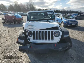 2021 Jeep Wrangler Unlimited Rubicon with VIN 1C4HJXFN6MW685250, listed as a Copart auction lot 48912085 with 48,049 mi miles and Salvage Title. Bid and sale history available at DreamBid. Image 5.