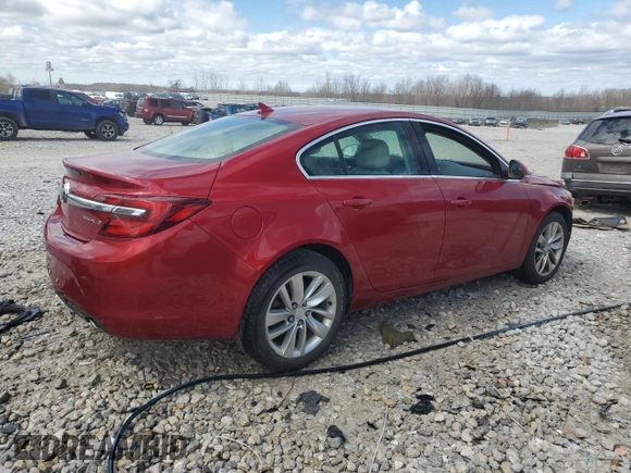 2014 Buick Regal with VIN 2G4GK5EX9E9213162, listed as a Copart auction lot 52080855 with 105,512 mi miles and Clean Title. Bid and sale history available at carsss.com. Image 3.
