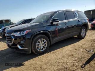 2018 Chevrolet Traverse LT Cloth with VIN 1GNERGKW6JJ263280, listed as a Copart auction lot 59155255 with 86,255 mi miles and Salvage title. Bid and sale history available at DreamBid. Image 1.