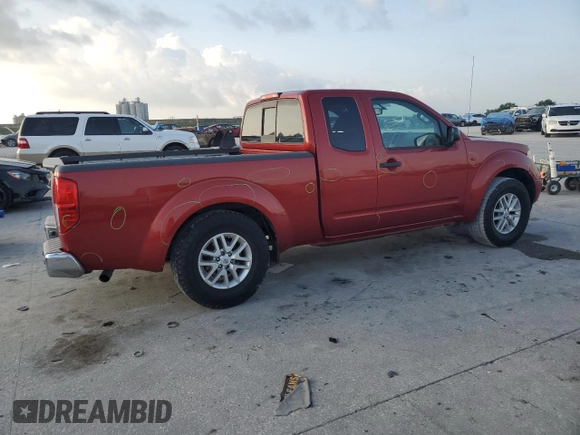 2015 Nissan Frontier SV with VIN 1N6AD0CUXFN766687, listed as a Copart auction lot 57445095 with 65,525 mi miles and Salvage title. Bid and sale history available at DreamBid. Image 3.