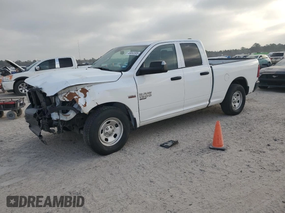 2023 Ram 1500 Express with VIN 1C6RR6FT0PS536292, listed as a Copart auction lot 49052305 with 25,487 mi miles and Salvage title. Bid and sale history available at DreamBid. Image 1.