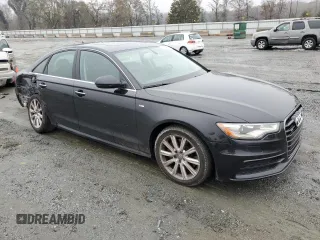 2015 Audi A6 3.0L TDI Premium Plus with VIN WAUFMAFC1FN009207, listed as a Copart auction lot 83690894 with 64,455 mi miles and Salvage Title. Bid and sale history available at carsss.com. Image 4.
