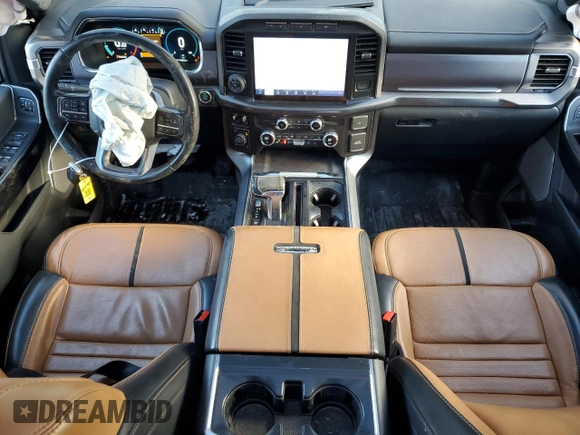 2021 Ford F-150 XL with VIN 1FTFW1E11MFB18030, listed as a Copart auction lot 42501475 with 73,582 mi miles and Salvage title. Bid and sale history available at DreamBid. Image 8.