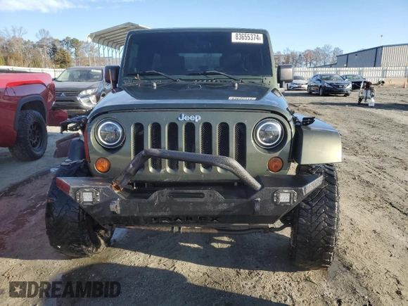 2008 Jeep Wrangler Unlimited Rubicon with VIN 1J8GA69168L591643, listed as a Copart auction lot 83655374 with 140,309 mi miles and Salvage Title. Bid and sale history available at carsss.com. Image 5.