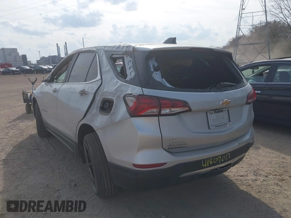 2022 Chevrolet Equinox LT with VIN 3GNAXKEV6NL106342, listed as a IAAI auction lot 41807013 with 41,629 mi miles and . Bid and sale history available at DreamBid. Image 3.