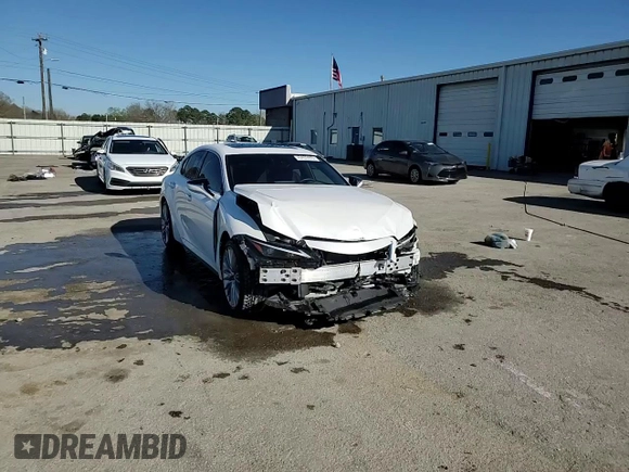 2023 Lexus IS with VIN JTHDA1D20P5123910, listed as a Copart auction lot 49429445 with 18,477 mi miles and Salvage Title. Bid and sale history available at carsss.com. Image 13.