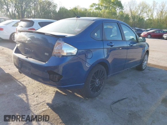 2009 Ford Focus SES with VIN 1FAHP36N39W108471, listed as a IAAI auction lot 42051455 with 192,858 mi miles. Bid and sale history available at carsss.com. Image 4.