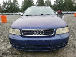 2001 Audi S4 with VIN WAURD68D61A133182, listed as a Copart auction lot 46360985 with 221,354 mi miles and Salvage Title. Bid and sale history available at carsss.com. Image 5.