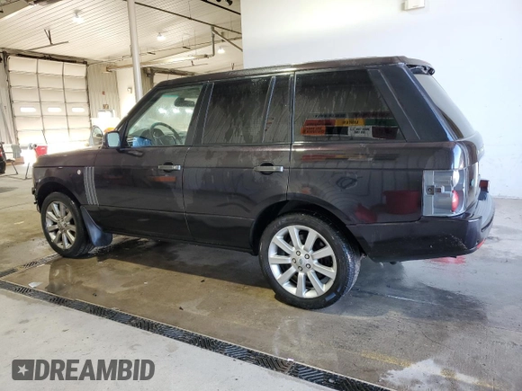 2009 Land Rover Range Rover HSE z VIN SALMF15489A305988, wystawiony jako Copart lot #58911105 z przebiegiem 238 734 mil mil oraz Szkoda całkowita • Salvage title. Historia ofert i sprzedaży dostępna na DreamBid. Obrazek 2.