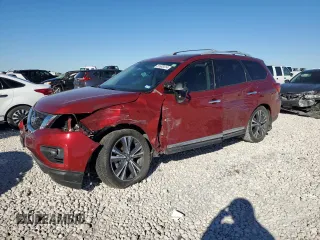2020 Nissan Pathfinder Platinum with VIN 5N1DR2DN5LC625601, listed as a Copart auction lot 81603414 with Not provided miles and Salvage title. Bid and sale history available at DreamBid. Image 1.