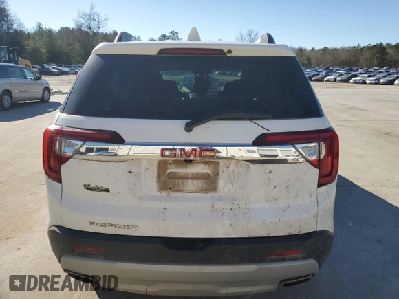 2020 GMC Acadia SLT with VIN 1GKKNMLS7LZ235580, listed as a Copart auction lot 87884945 with 95,180 mi miles and Salvage Title. Bid and sale history available at DreamBid. Image 6.