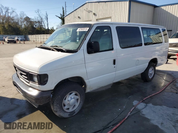 2006 Ford Econoline Passenger XL with VIN 1FBSS31L56DB22968, listed as a Copart auction lot 42565915 with 164,967 mi miles and Salvage Title. Bid and sale history available at carsss.com. Image 1.