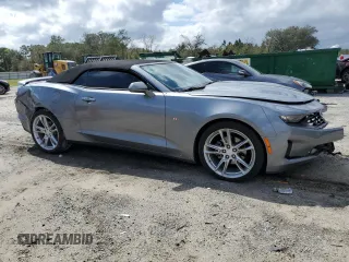 2020 Chevrolet Camaro 1LT with VIN 1G1FB3DX9L0122222, listed as a Copart auction lot 48534065 with 61,141 mi miles and Salvage Title. Bid and sale history available at carsss.com. Image 4.