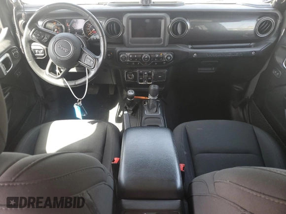 2020 Jeep Wrangler Unlimited Willys with VIN 1C4HJXDN3LW117023, listed as a Copart auction lot 43269955 with 44,182 mi miles and Salvage title. Bid and sale history available at DreamBid. Image 8.