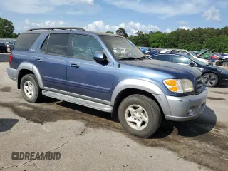 2002 Toyota Sequoia SR5 with VIN 5TDZT34A32S059921, listed as a Copart auction lot 53337395 with 214,776 mi miles and Clean Title. Bid and sale history available at carsss.com. Image 4.
