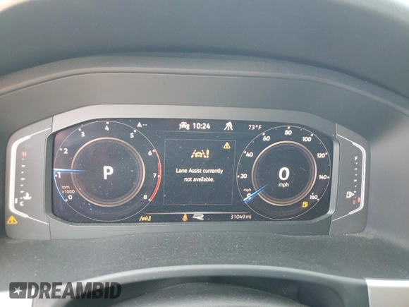 2023 Volkswagen Atlas SEL Premium R-Line with VIN 1V2FR2CA4PC525005, listed as a Copart auction lot 63870585 with 31,049 mi miles and Salvage title. Bid and sale history available at DreamBid. Image 9.