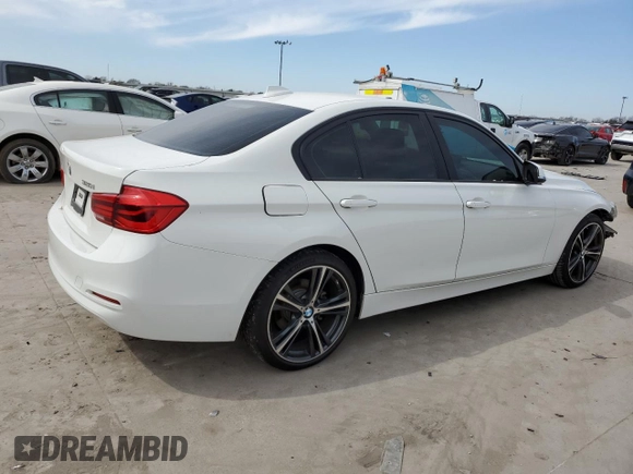 2018 BMW 3 Series 320i with VIN WBA8A9C57JK623288, listed as a Copart auction lot 46396775 with 80,561 mi miles and Salvage Title. Bid and sale history available at carsss.com. Image 3.