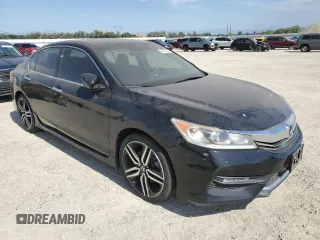 2016 Honda Accord Sport with VIN 1HGCR2F54GA163743, listed as a Copart auction lot 62737345 with 184,815 mi miles and Clean title. Bid and sale history available at DreamBid. Image 4.