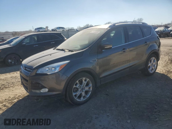 2016 Ford Escape Titanium with VIN 1FMCU0J97GUB47252, listed as a Copart auction lot 47133925 with 166,614 mi miles and Salvage Title. Bid and sale history available at carsss.com. Image 1.
