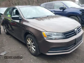 2015 Volkswagen Jetta Sedan 1.8T SE with VIN 3VWD17AJ2FM403107, listed as a IAAI auction lot 41849921 with 103,990 mi miles. Bid and sale history available at carsss.com. Image 1.