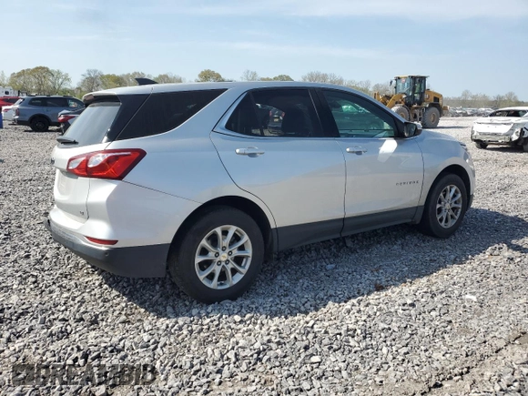 2018 Chevrolet Equinox LT with VIN 2GNAXJEV4J6262582, listed as a Copart auction lot 51537735 with 86,273 mi miles and Salvage Title. Bid and sale history available at DreamBid. Image 3.