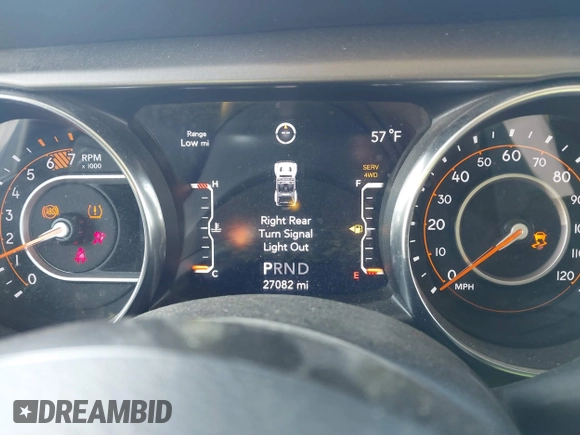 2022 Jeep Wrangler Unlimited Sport with VIN 1C4HJXDN7NW156538, listed as a IAAI auction lot 41526074 with 27,082 mi miles and . Bid and sale history available at DreamBid. Image 7.