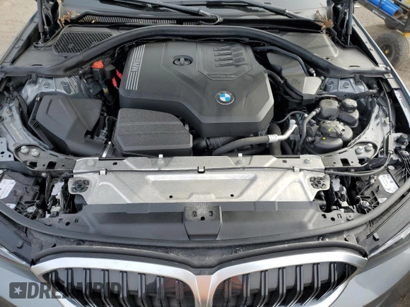 2023 BMW 3 Series 330i xDrive with VIN 3MW89FF0XP8D49215, listed as a Copart auction lot 45932955 with 16,250 mi miles and Salvage Title. Bid and sale history available at carsss.com. Image 11.