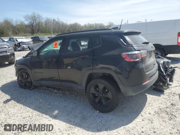 2019 Jeep Compass Latitude with VIN 3C4NJDBB9KT602264, listed as a Copart auction lot 50759925 with Not Provided miles and Salvage Title. Bid and sale history available at DreamBid. Image 2.