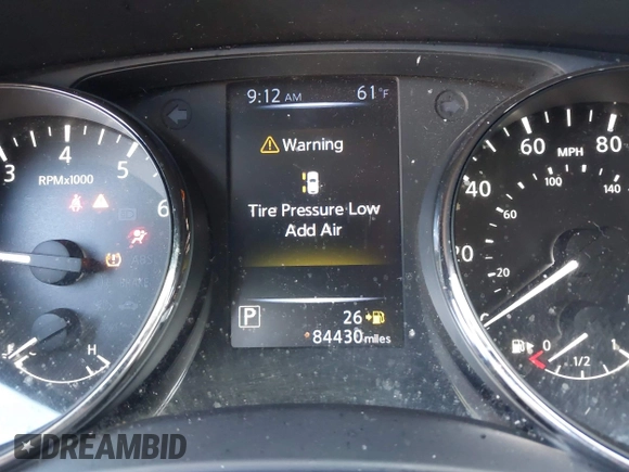 2017 Nissan Rogue SV with VIN JN1BJ1CP7HW017295, listed as a IAAI auction lot 42321408 with 84,430 mi miles and . Bid and sale history available at DreamBid. Image 7.
