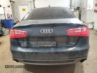 2015 Audi A6 Premium Plus with VIN WAUFGAFC5FN013221, listed as a Copart auction lot 48854395 with 155,728 mi miles and Salvage title. Bid and sale history available at DreamBid. Image 6.