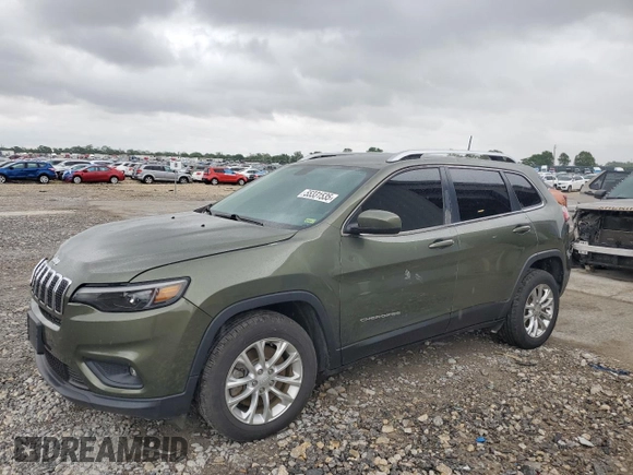 2019 Jeep Cherokee Latitude z VIN 1C4PJLCB6KD312362, wystawiony jako Copart lot #55331535 z przebiegiem 143 250 mil mil oraz Szkoda całkowita • Salvage title. Historia ofert i sprzedaży dostępna na DreamBid. Obrazek 1.