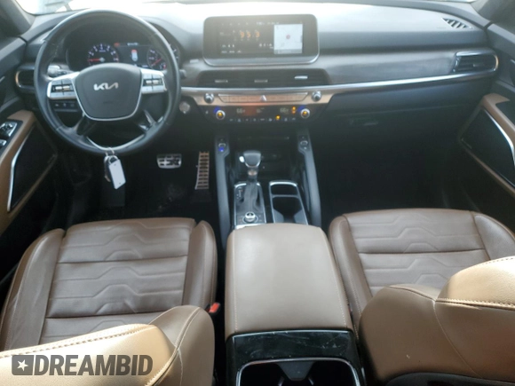 2022 Kia Telluride SX with VIN 5XYP5DHC9NG219577, listed as a Copart auction lot 50753995 with 53,699 mi miles and Salvage Title. Bid and sale history available at DreamBid. Image 8.