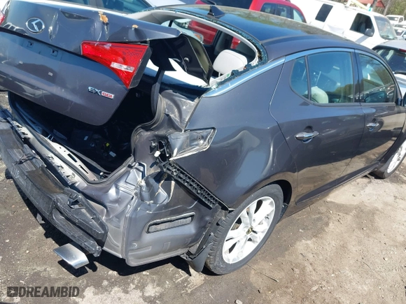 2011 Kia Optima EX with VIN KNAGN4A78B5175859, listed as a IAAI auction lot 41898170 with 176,167 mi miles. Bid and sale history available at carsss.com. Image 4.