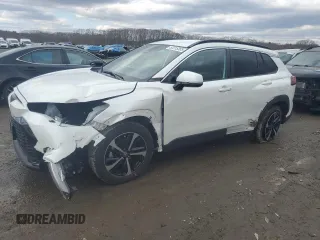 2023 Toyota Corolla Cross Hybrid S with VIN 7MUFBABG2PV009851, listed as a Copart auction lot 52215355 with 36,088 mi miles and Salvage title. Bid and sale history available at DreamBid. Image 1.