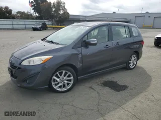 2013 Mazda Mazda5 Grand Touring with VIN JM1CW2DL0D0158002, listed as a Copart auction lot 49718345 with 177,547 mi miles and Salvage Title. Bid and sale history available at carsss.com. Image 1.