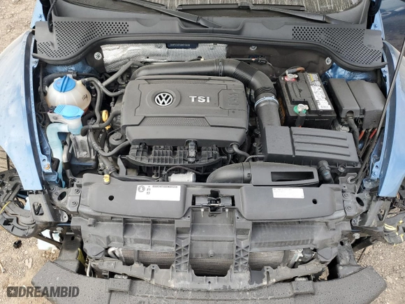2017 Volkswagen Beetle 1.8T Fleet with VIN 3VWF17AT4HM619666, listed as a Copart auction lot 80062204 with 0 mi miles and Salvage Title. Bid and sale history available at carsss.com. Image 11.