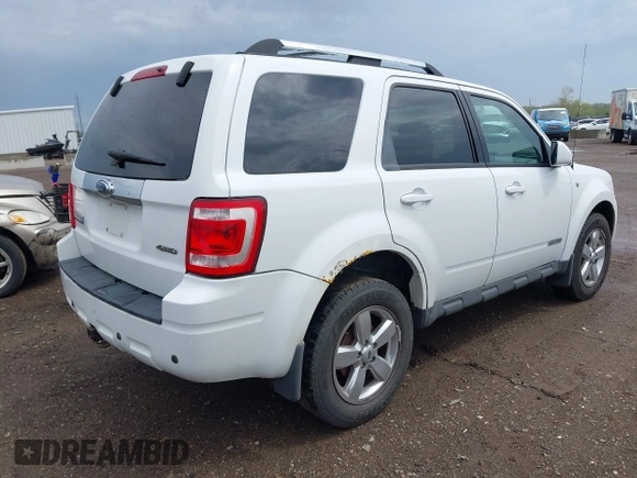 2008 Ford Escape Limited с VIN 1FMCU94128KE80028, выставлен на аукционе IAAI как лот 42168190 с пробегом 180 565 миль миль и . История ставок и продаж доступна на DreamBid. Изображение 4.
