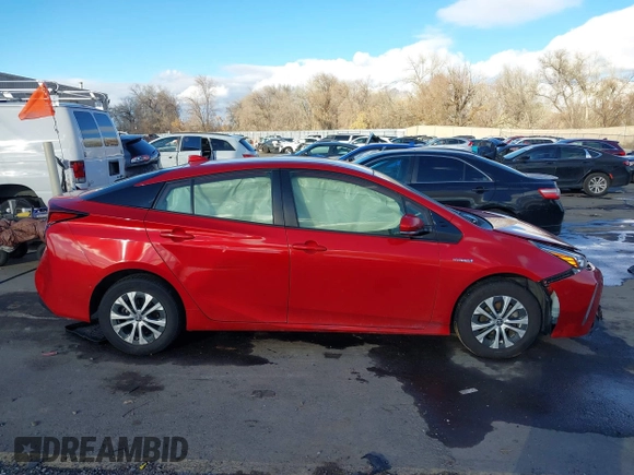 2020 Toyota Prius LE with VIN JTDL9RFU0L3022049, listed as a IAAI auction lot 41133635 with 60,977 mi miles and . Bid and sale history available at DreamBid. Image 13.