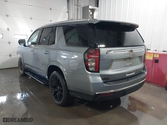 2023 Chevrolet Tahoe LT with VIN 1GNSKNKDXPR504598, listed as a IAAI auction lot 41383754 with 23,033 mi miles. Bid and sale history available at carsss.com. Image 3.