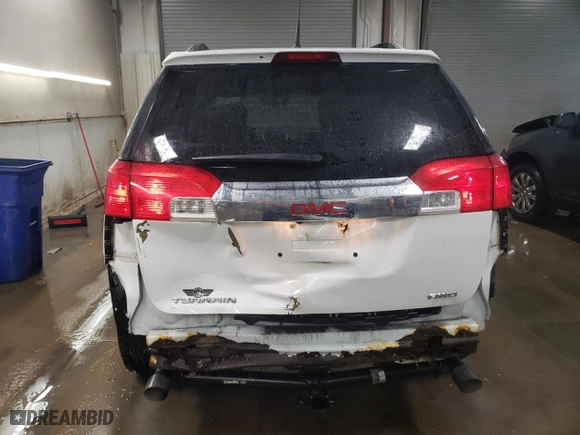 2012 GMC Terrain SLT-2 with VIN 2GKFLXE5XC6108527, listed as a Copart auction lot 44814635 with 140,349 mi miles and Salvage Title. Bid and sale history available at carsss.com. Image 6.