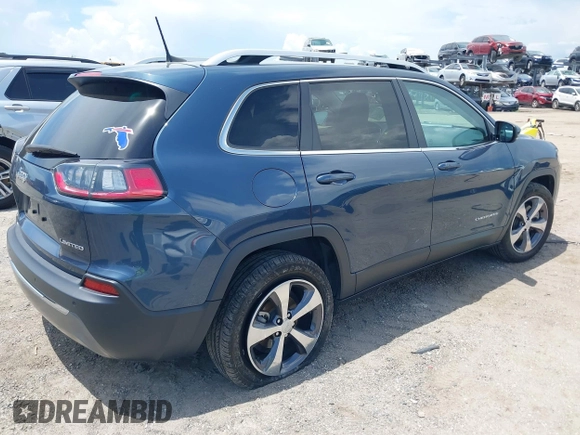 2019 Jeep Cherokee Limited z VIN 1C4PJLDB9KD454574, wystawiony jako IAAI lot #42559910 z przebiegiem 52 345 mil mil oraz . Historia ofert i sprzedaży dostępna na DreamBid. Obrazek 4.