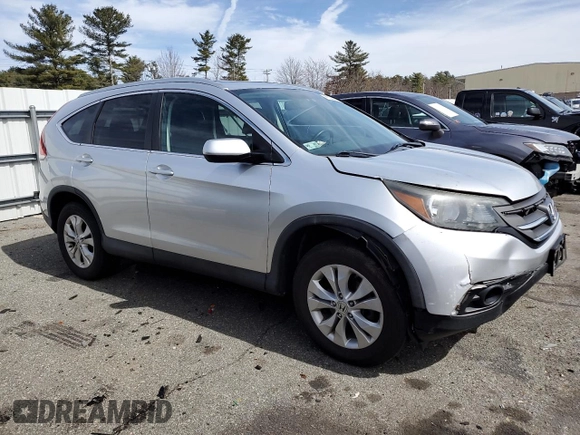 2013 Honda CR-V EX-L with VIN 2HKRM4H78DH656301, listed as a Copart auction lot 49005145 with 180,287 mi miles and Salvage Title. Bid and sale history available at DreamBid. Image 4.
