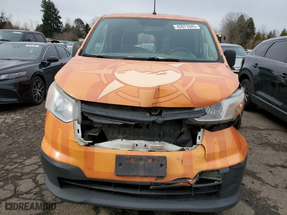 2017 Chevrolet City Express Cargo Van LT with VIN 3N63M0ZN5HK691933, listed as a Copart auction lot 45973345 with 122,201 mi miles and Salvage Title. Bid and sale history available at carsss.com. Image 5.