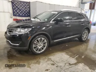 2016 Lincoln MKX Reserve with VIN 2LMTJ8LR2GBL76128, listed as a Copart auction lot 44563065 with 128,934 mi miles and Salvage Title. Bid and sale history available at carsss.com. Image 1.