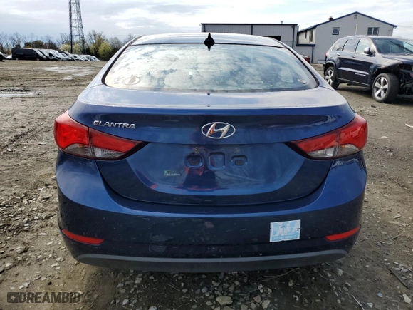 2016 Hyundai Elantra SE with VIN 5NPDH4AE2GH696014, listed as a Copart auction lot 52913885 with 199,987 mi miles and Clean Title. Bid and sale history available at carsss.com. Image 6.
